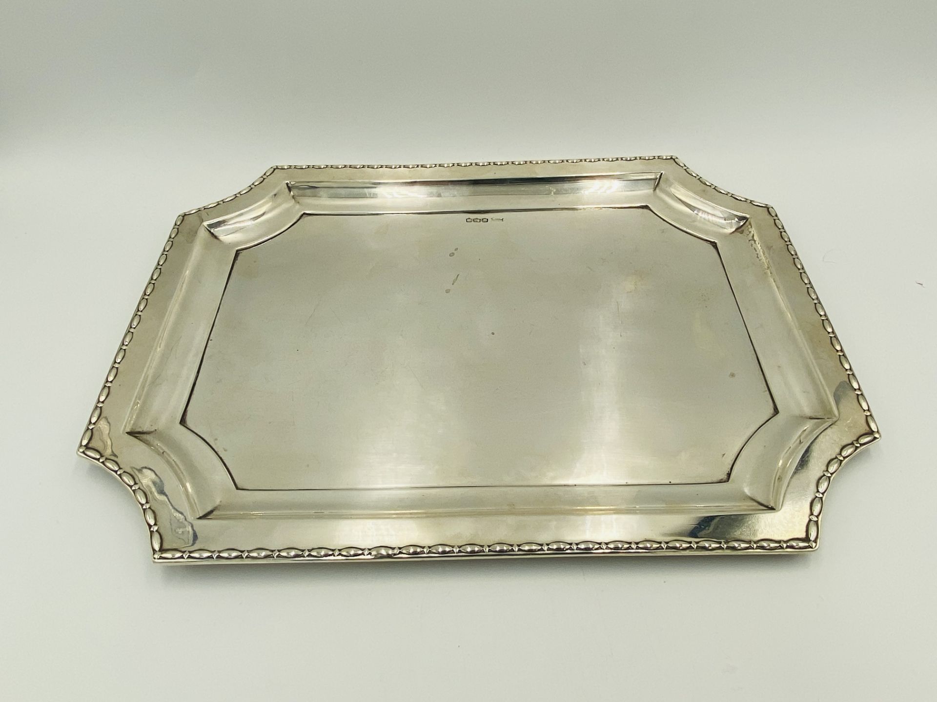 Walker and Hall silver tray - Image 2 of 4