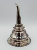 Silver wine funnel