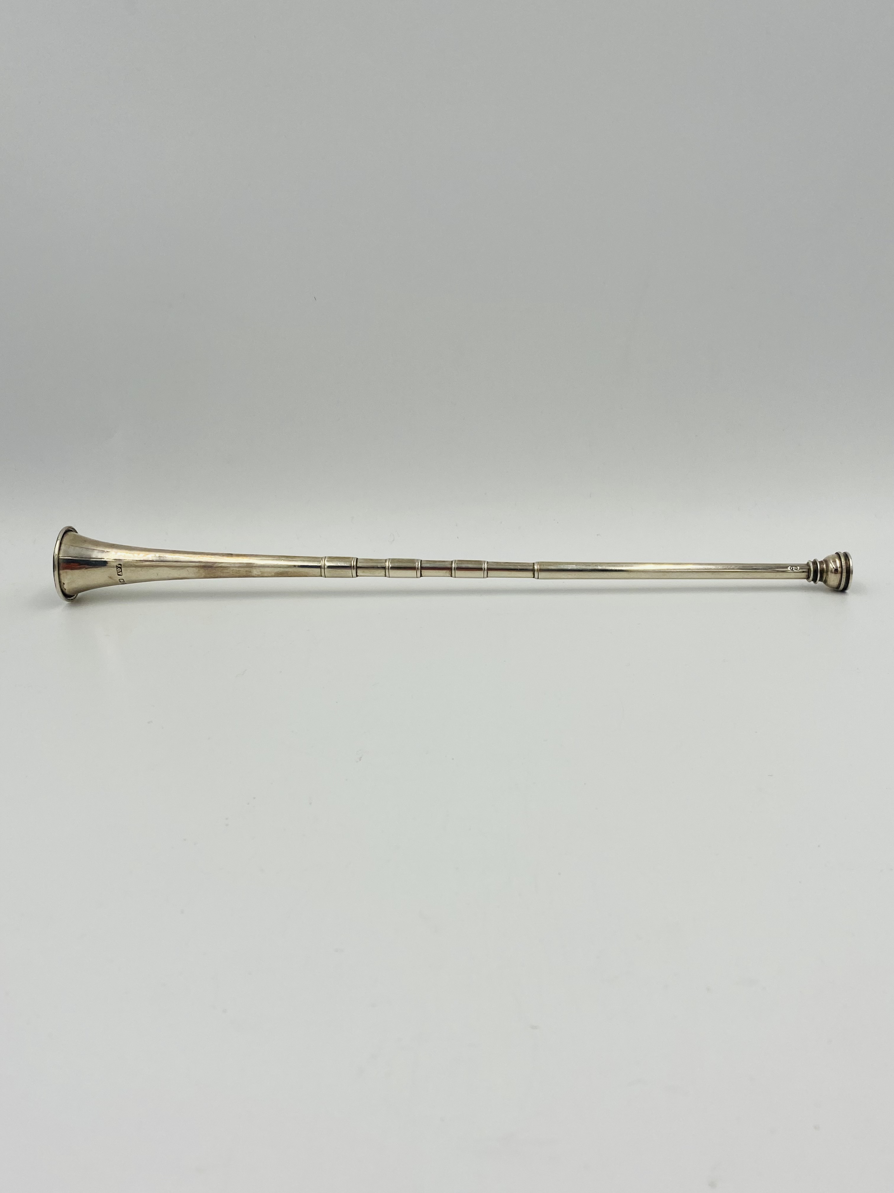 Hallmarked silver horn - Image 6 of 6