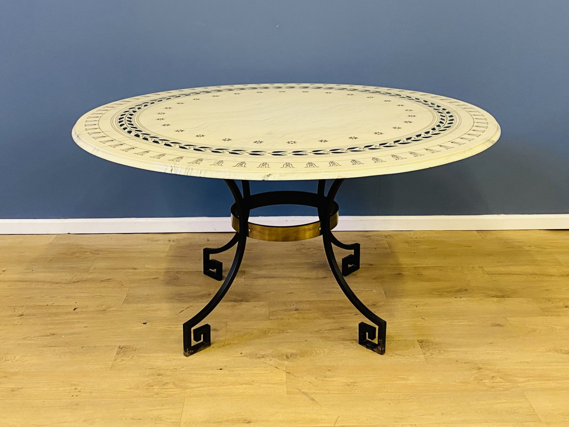 Contemporary marble top table