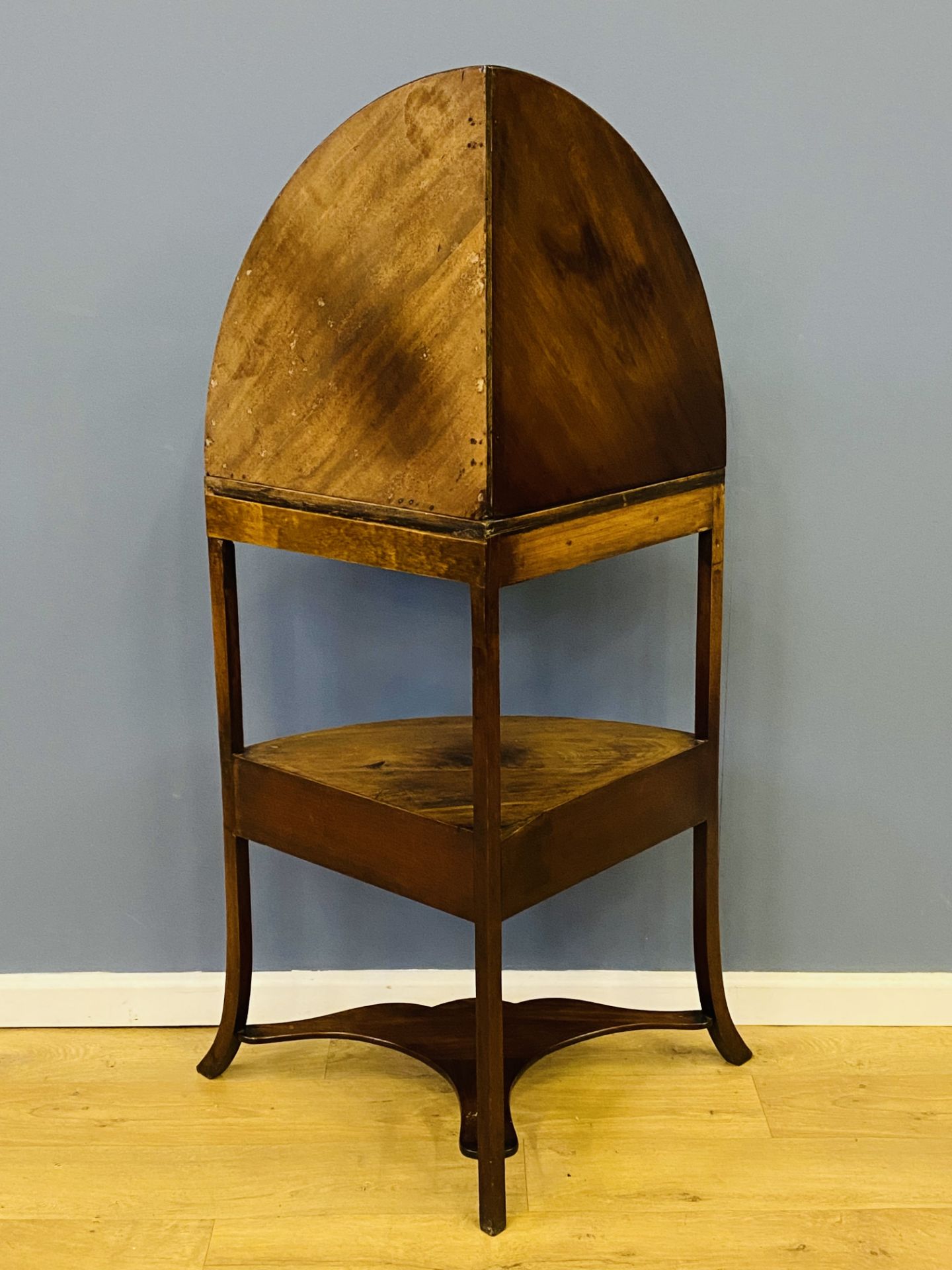 Georgian mahogany corner washstand - Image 5 of 5