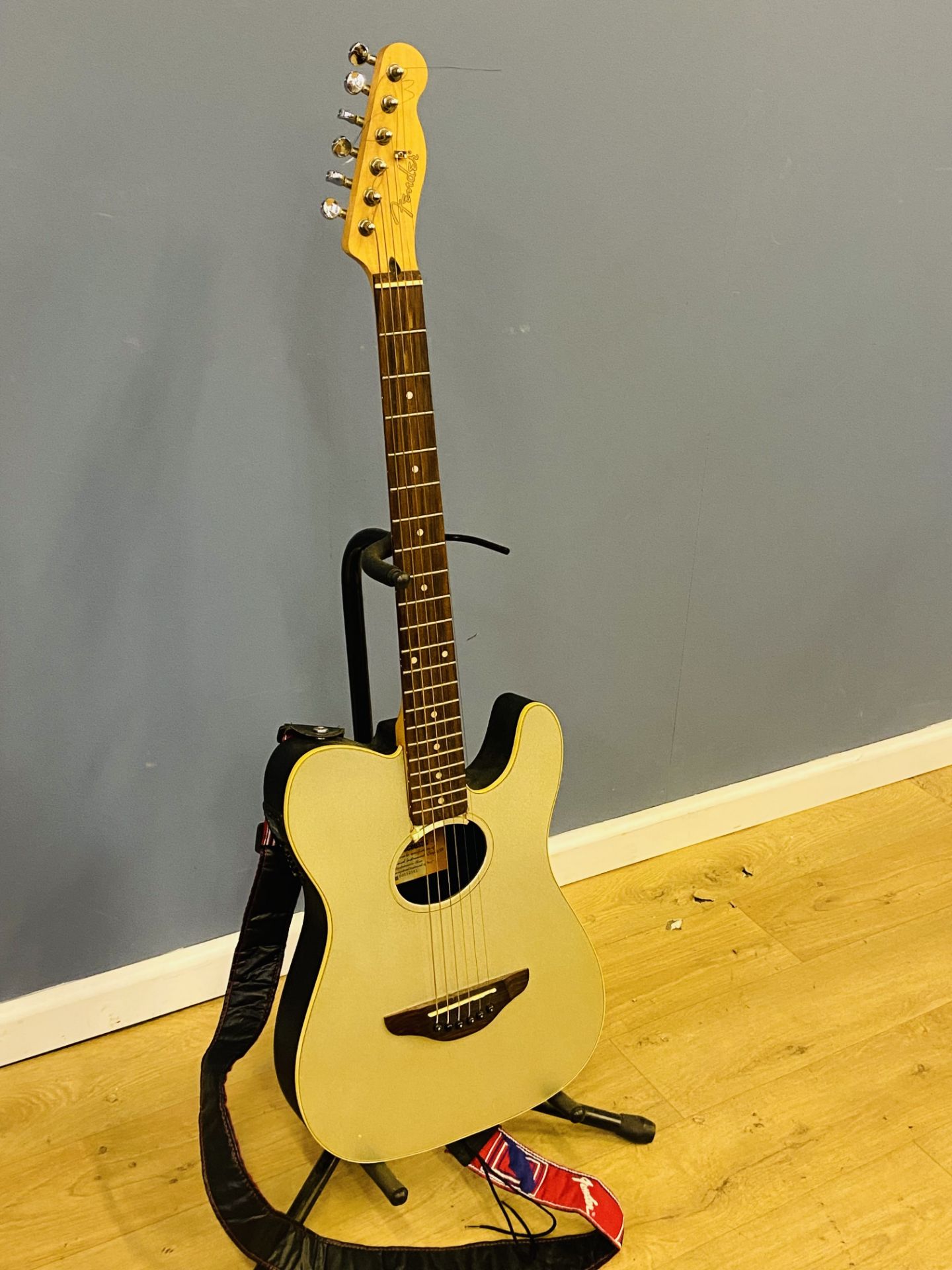 Fender Telecoustic guitar - Image 3 of 4