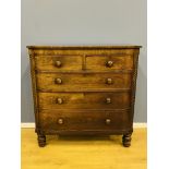 Victorian mahogany chest of drawers