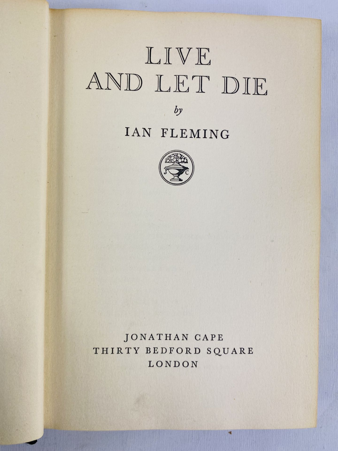 Ian Fleming Live & Let Die, first edition, third impression - Image 5 of 6