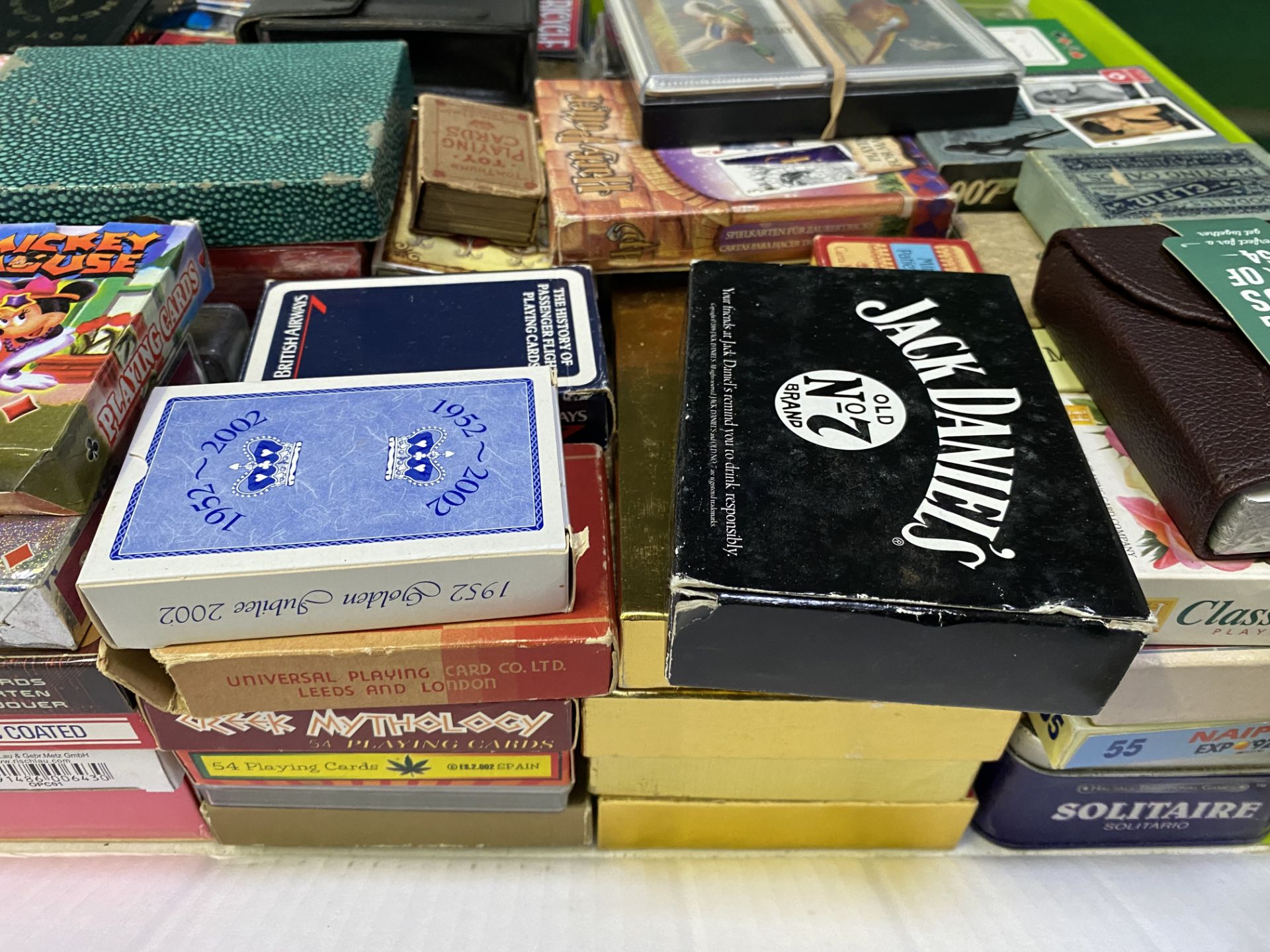 Approximately 200 packs of playing cards; together with portfolio folders of "Joker" playing cards. - Image 2 of 5