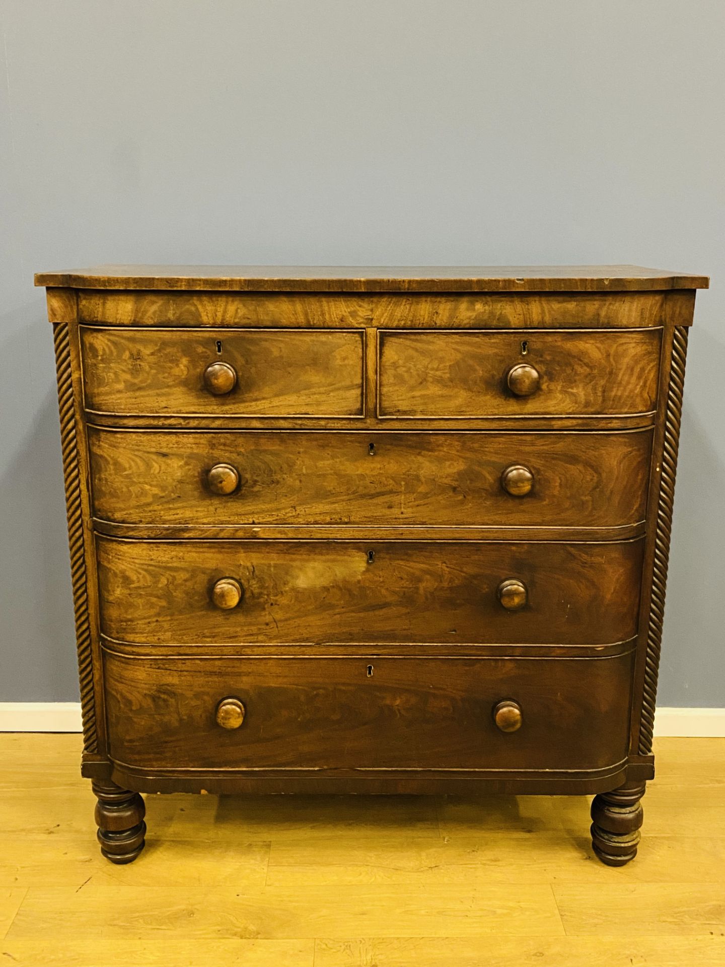 Victorian mahogany chest of drawers - Bild 2 aus 6