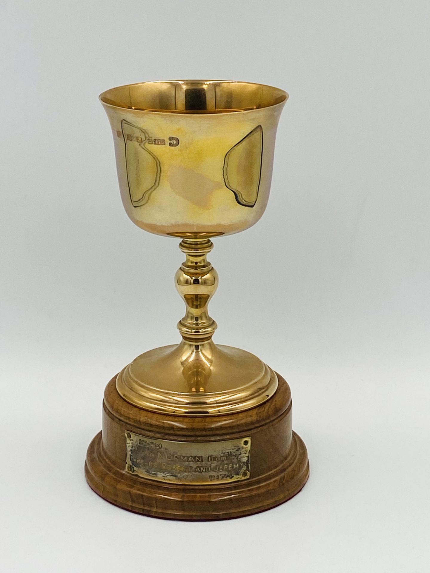 9ct gold cup, 256g. - Image 7 of 7