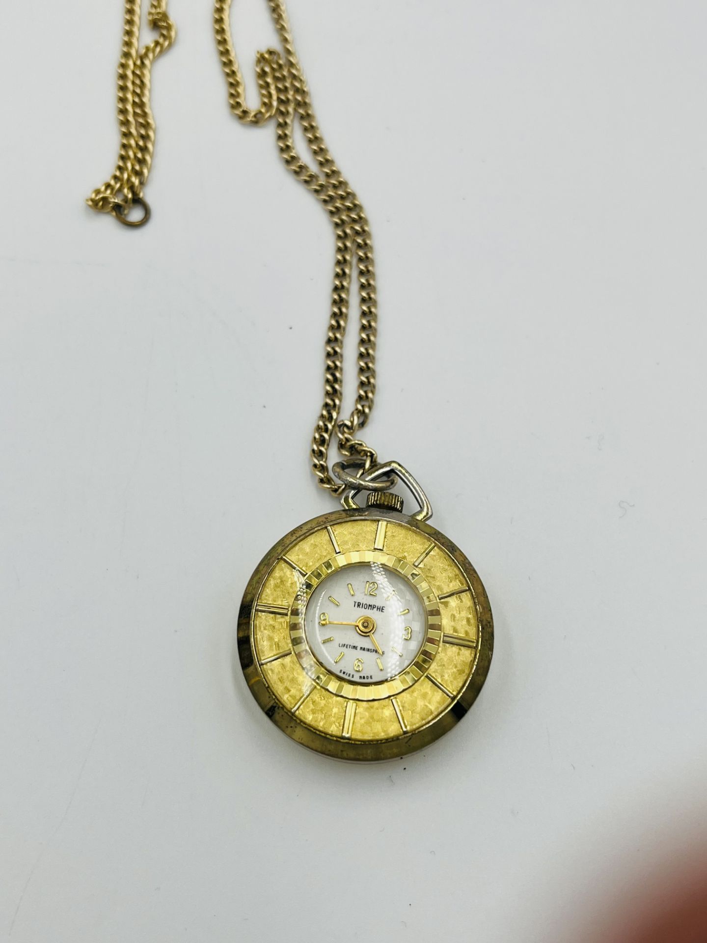 Nine various quartz watches and a fob watch - Image 3 of 12