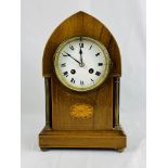 Mahogany mantel clock