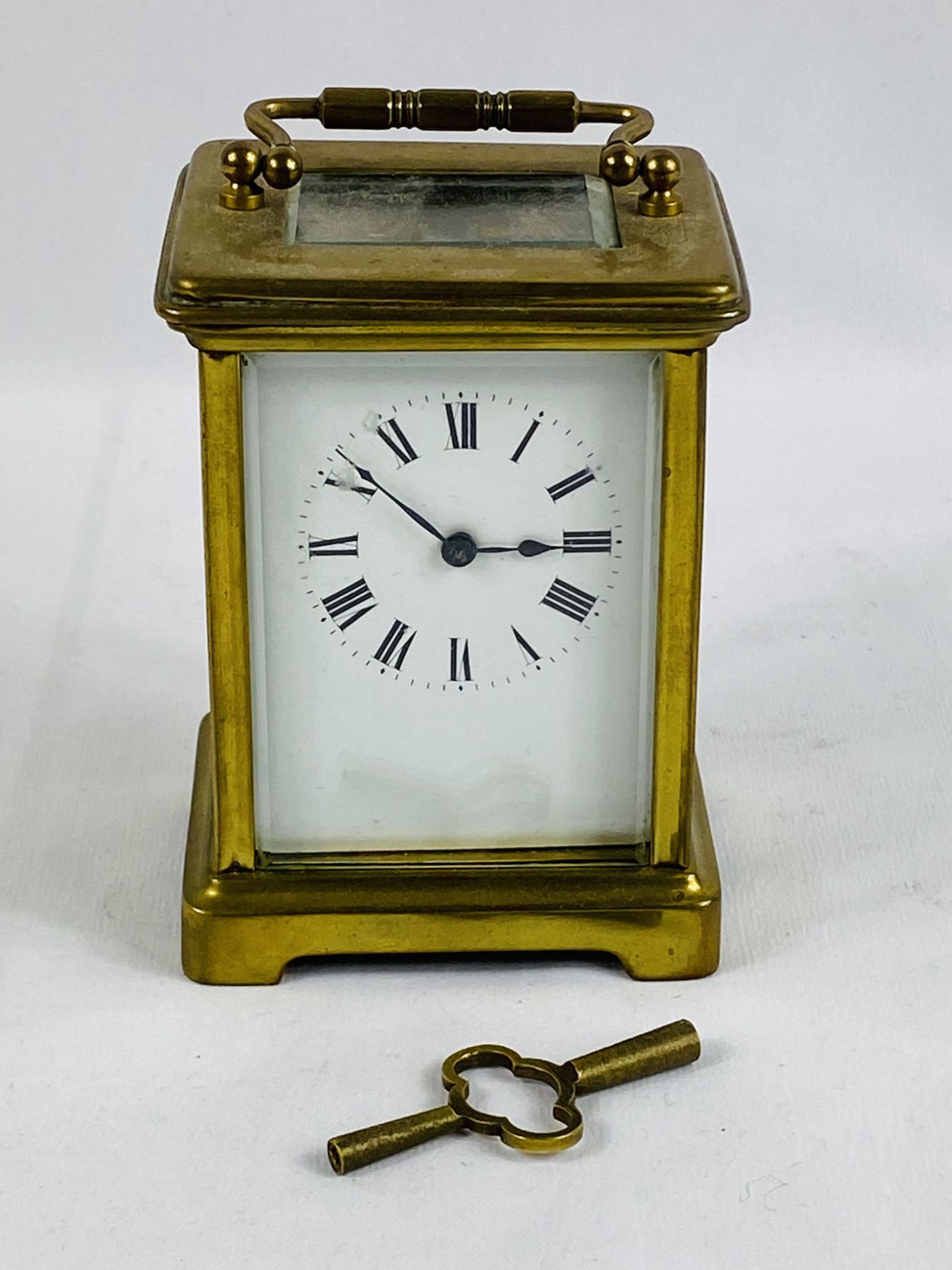 Brass carriage clock