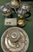 Quantity of silver plate