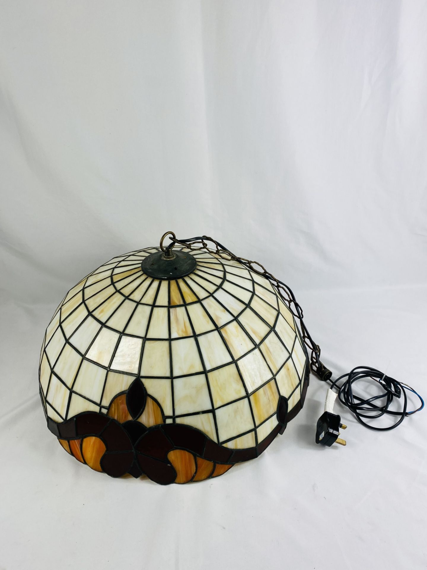 Tiffany style ceiling lamp - Image 5 of 6