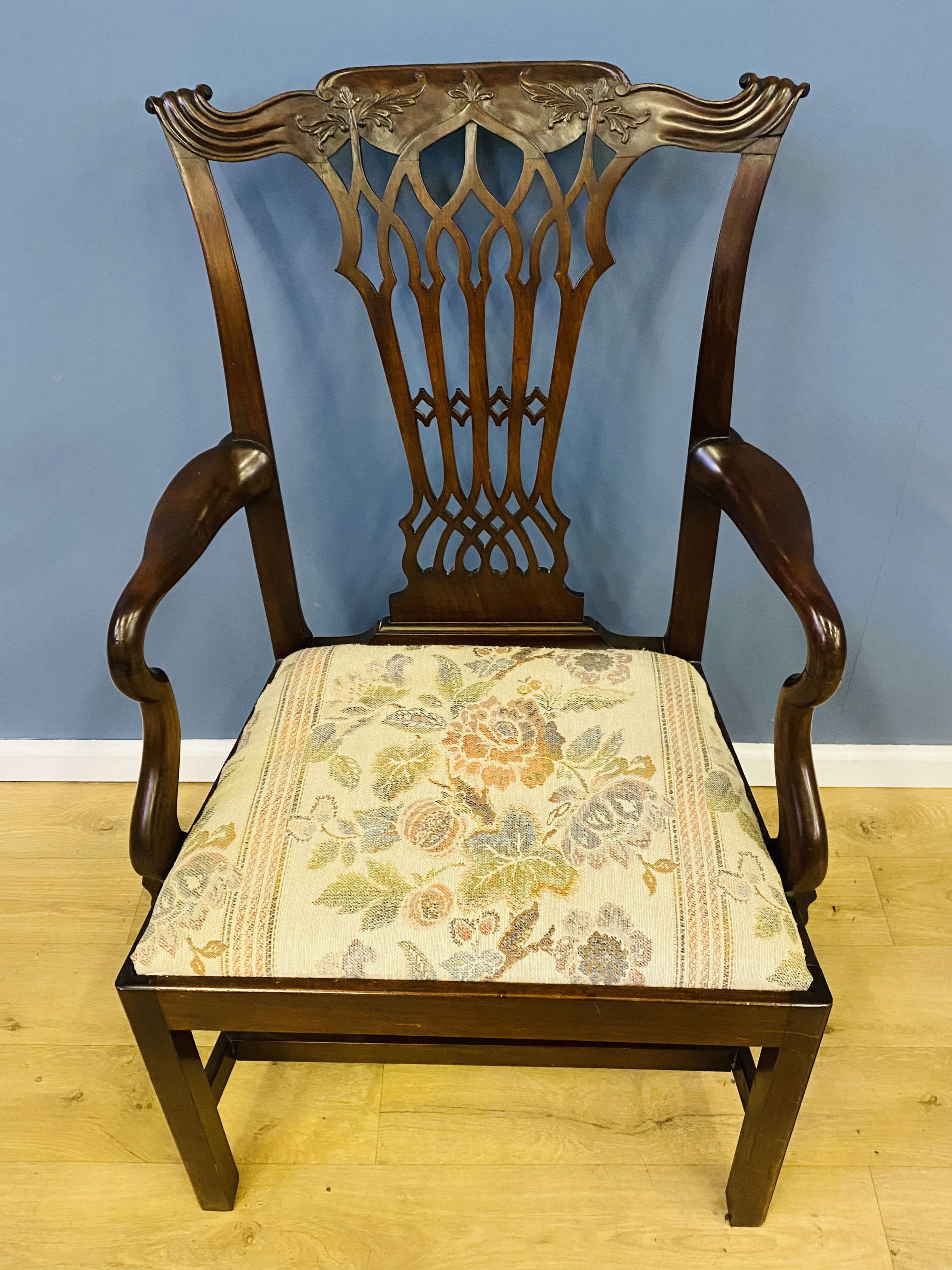 Victorian elbow chair - Image 2 of 6