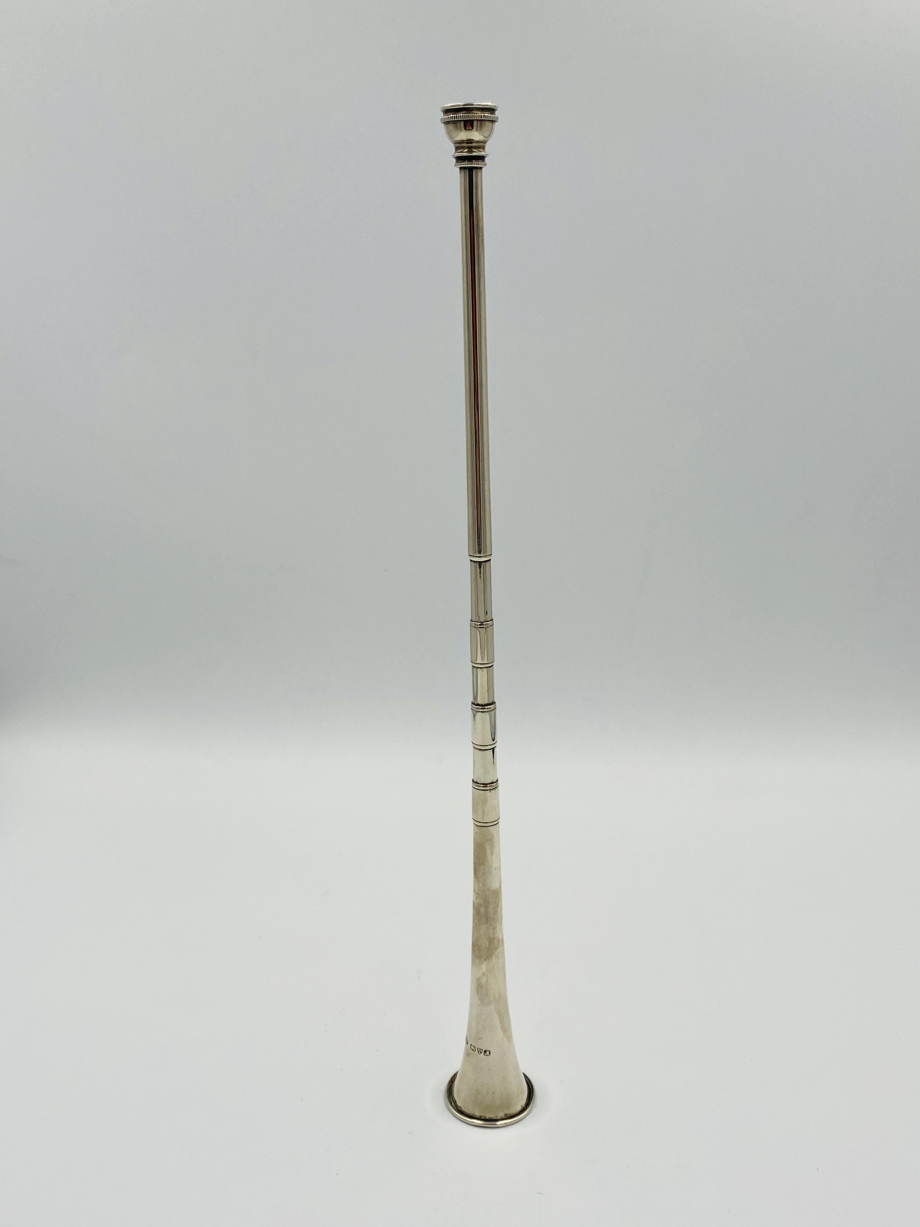 Hallmarked silver horn - Image 3 of 6