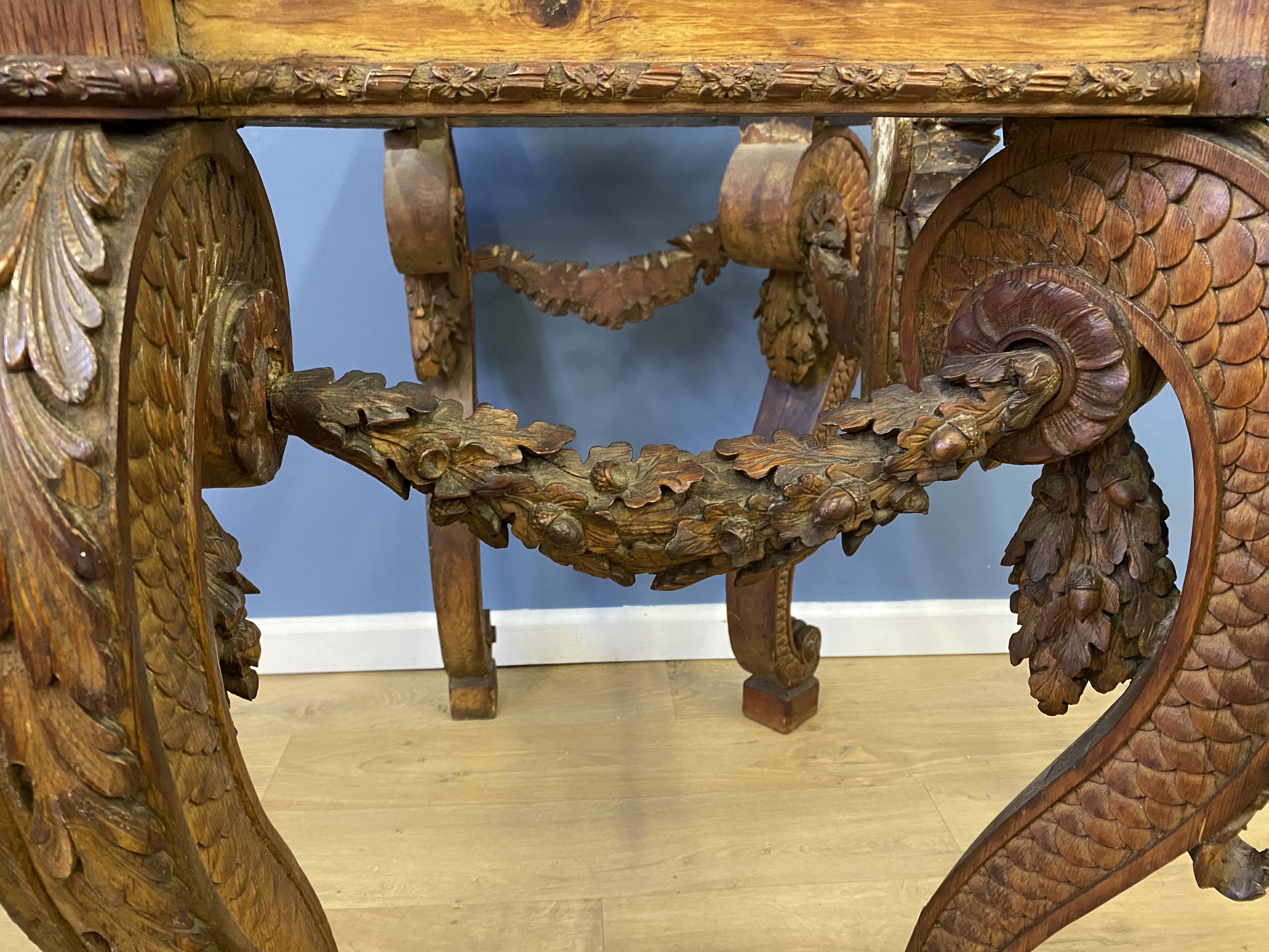 18th/19th century console table - Image 21 of 28