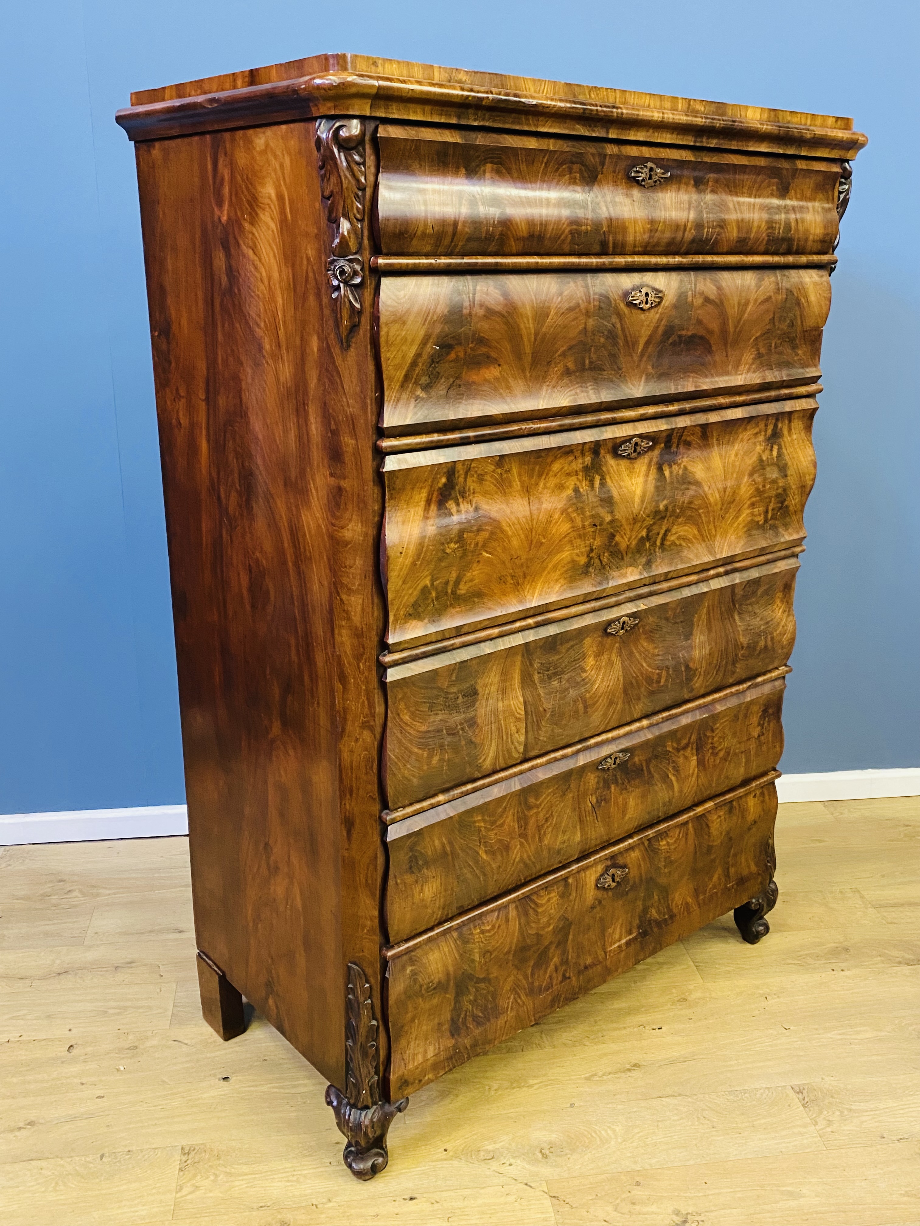 19th century French chest of drawers - Image 4 of 8