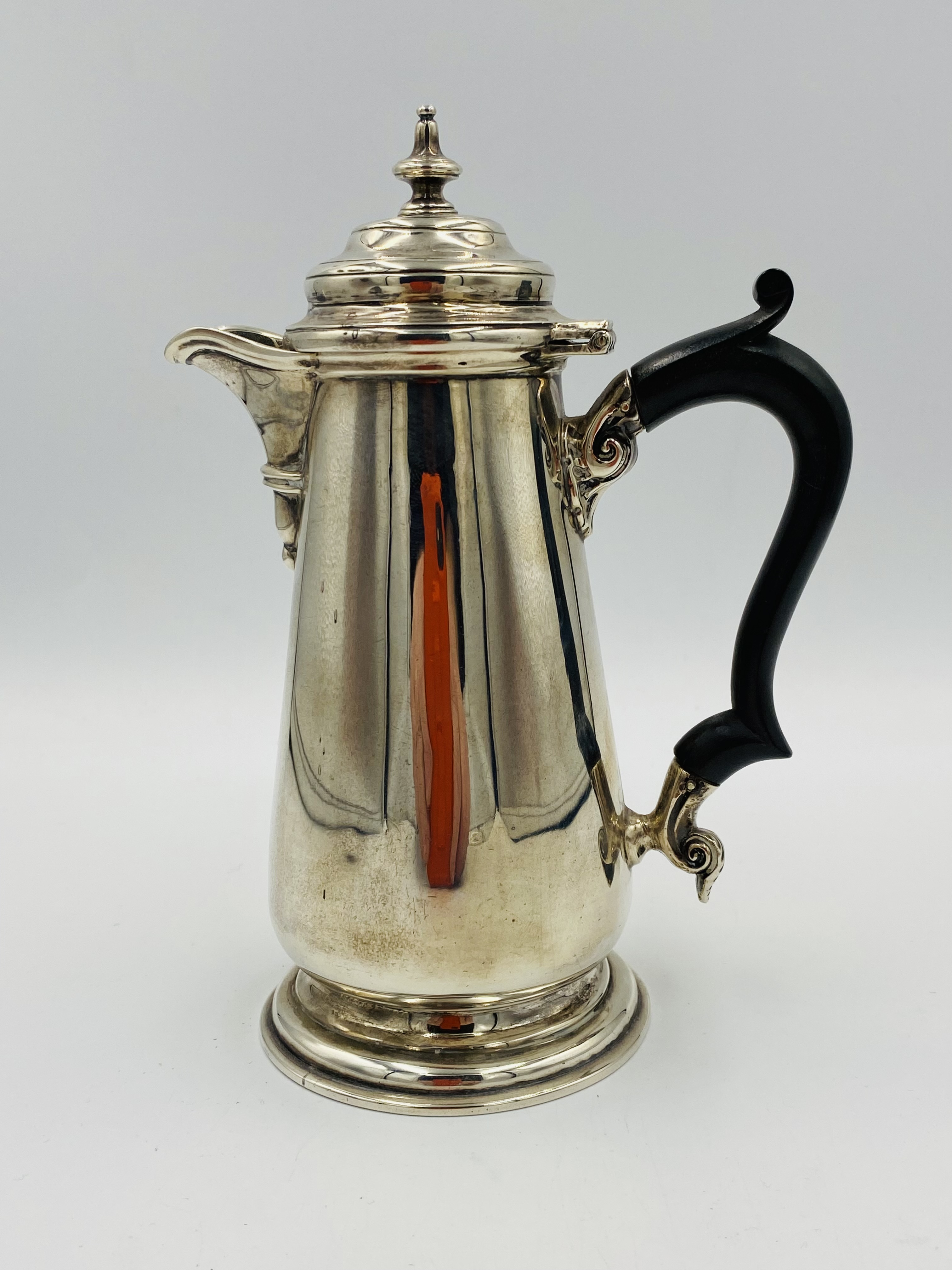 Hallmarked silver coffee pot - Image 3 of 5