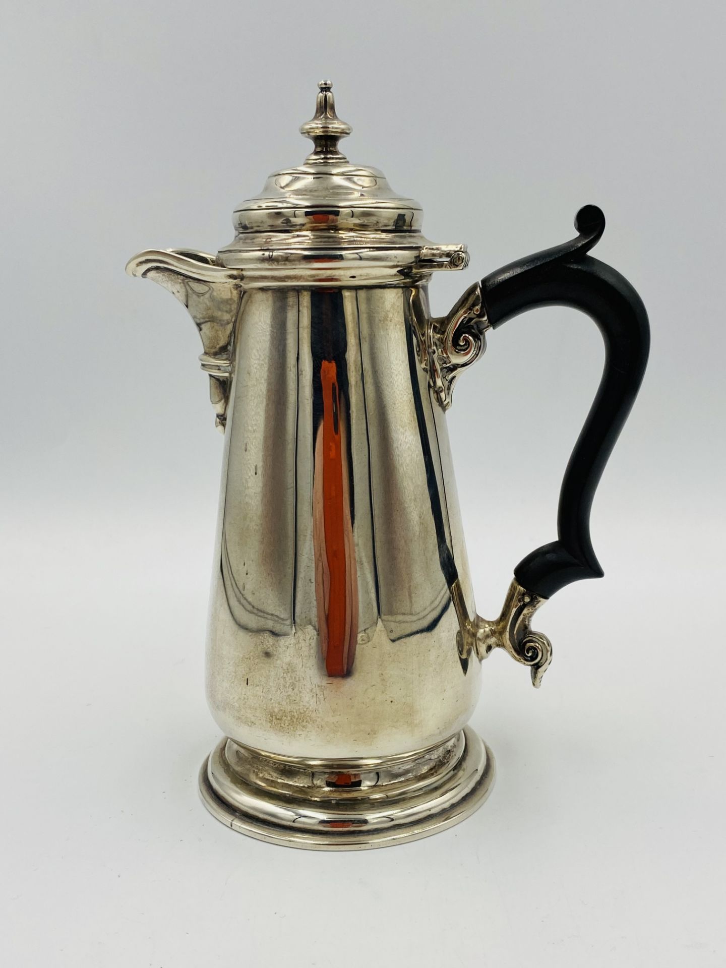 Hallmarked silver coffee pot - Bild 3 aus 5