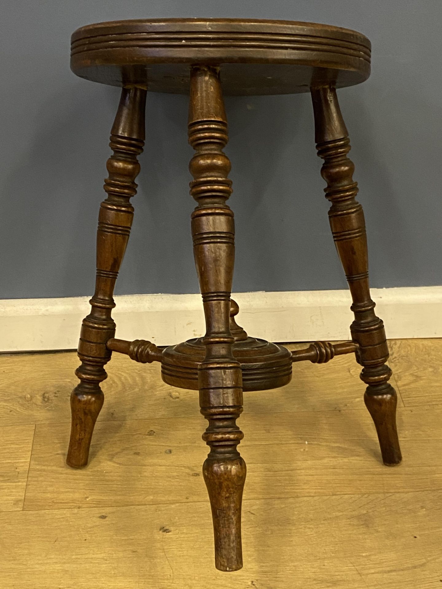 Carved Edwardian stool - Image 4 of 6