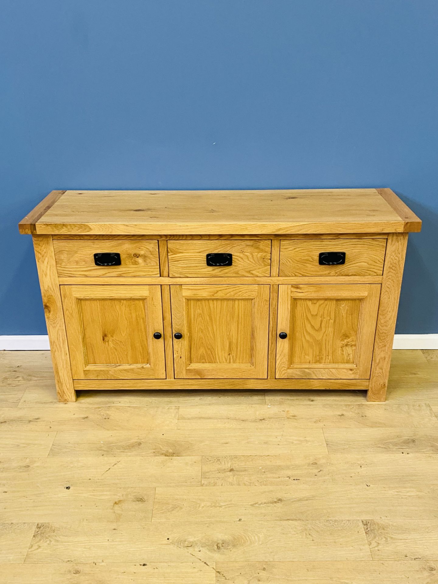 Contemporary oak dresser base