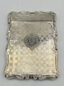 Silver card case