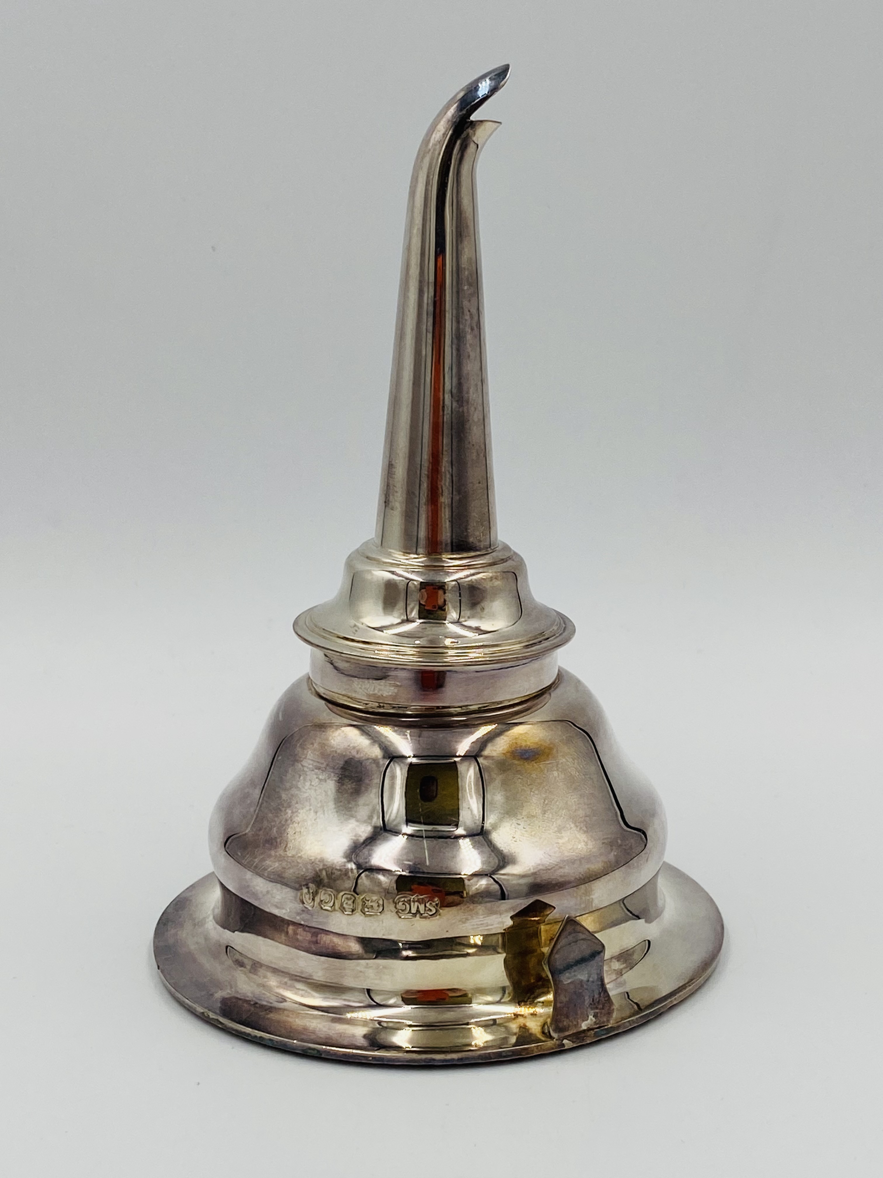 Silver wine funnel - Image 2 of 5