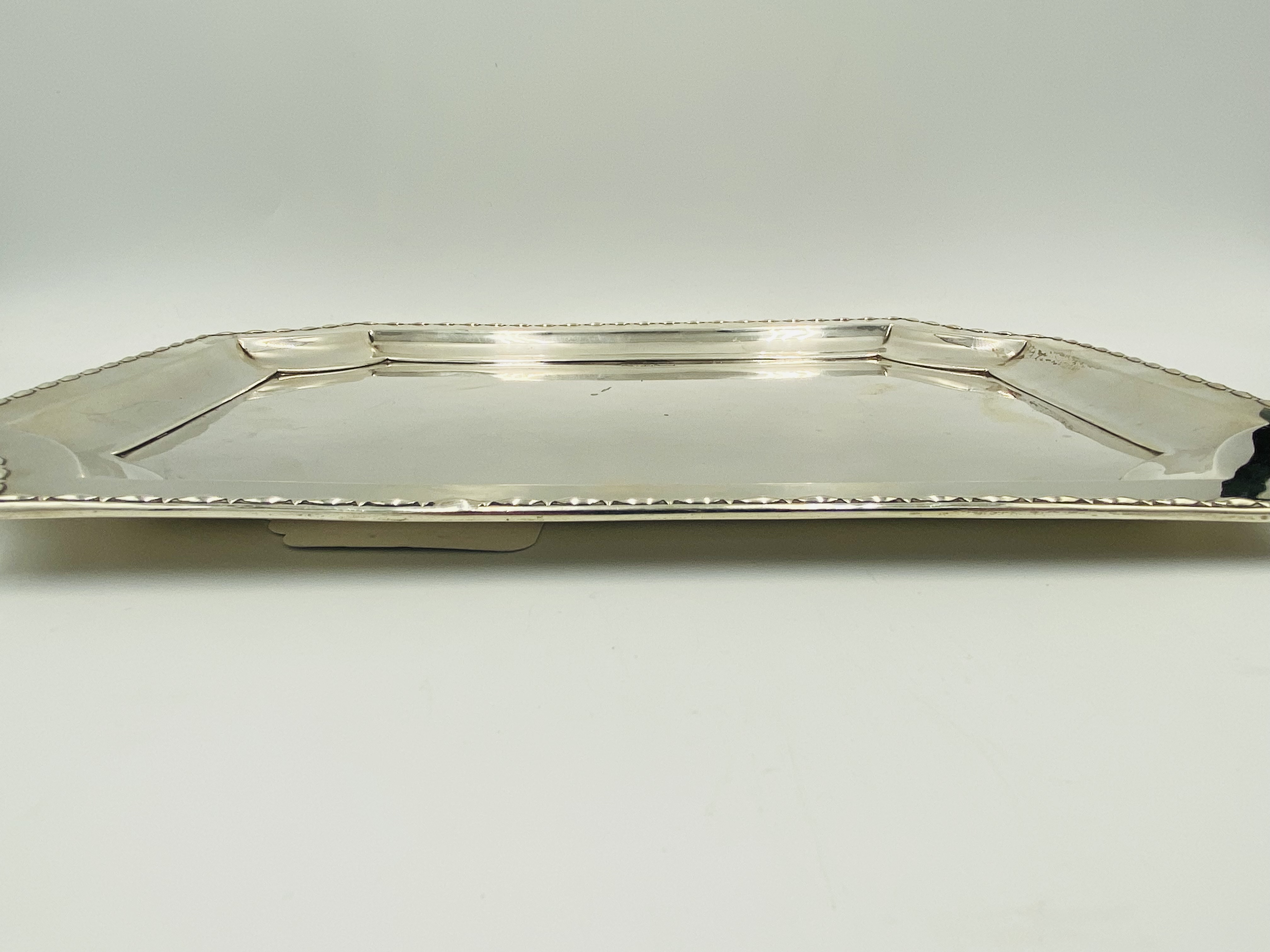 Walker and Hall silver tray - Image 3 of 4