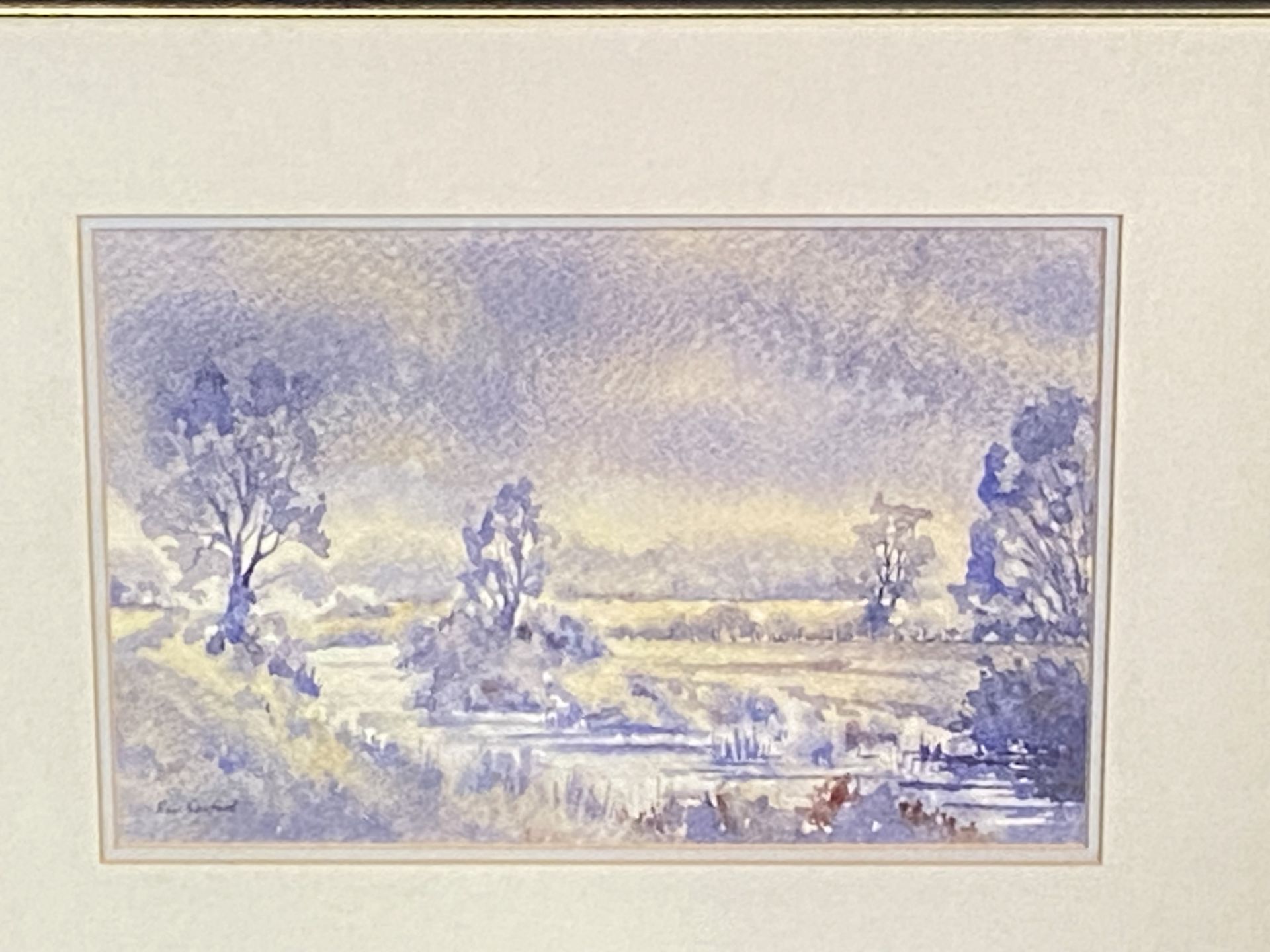 Framed and glazed watercolour by Ron Cosford - Image 2 of 3