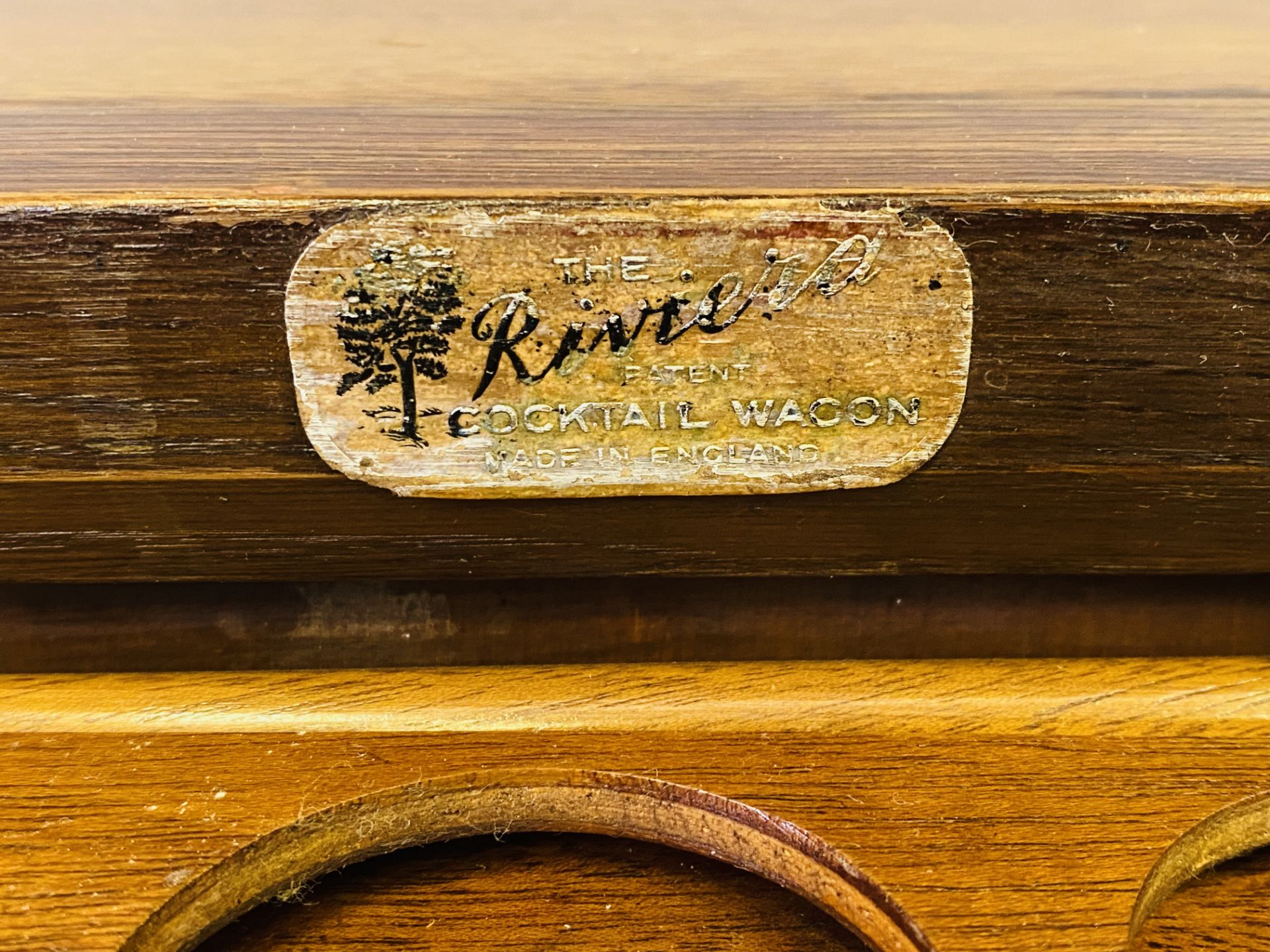 1930's oak cocktail cabinet - Image 8 of 8