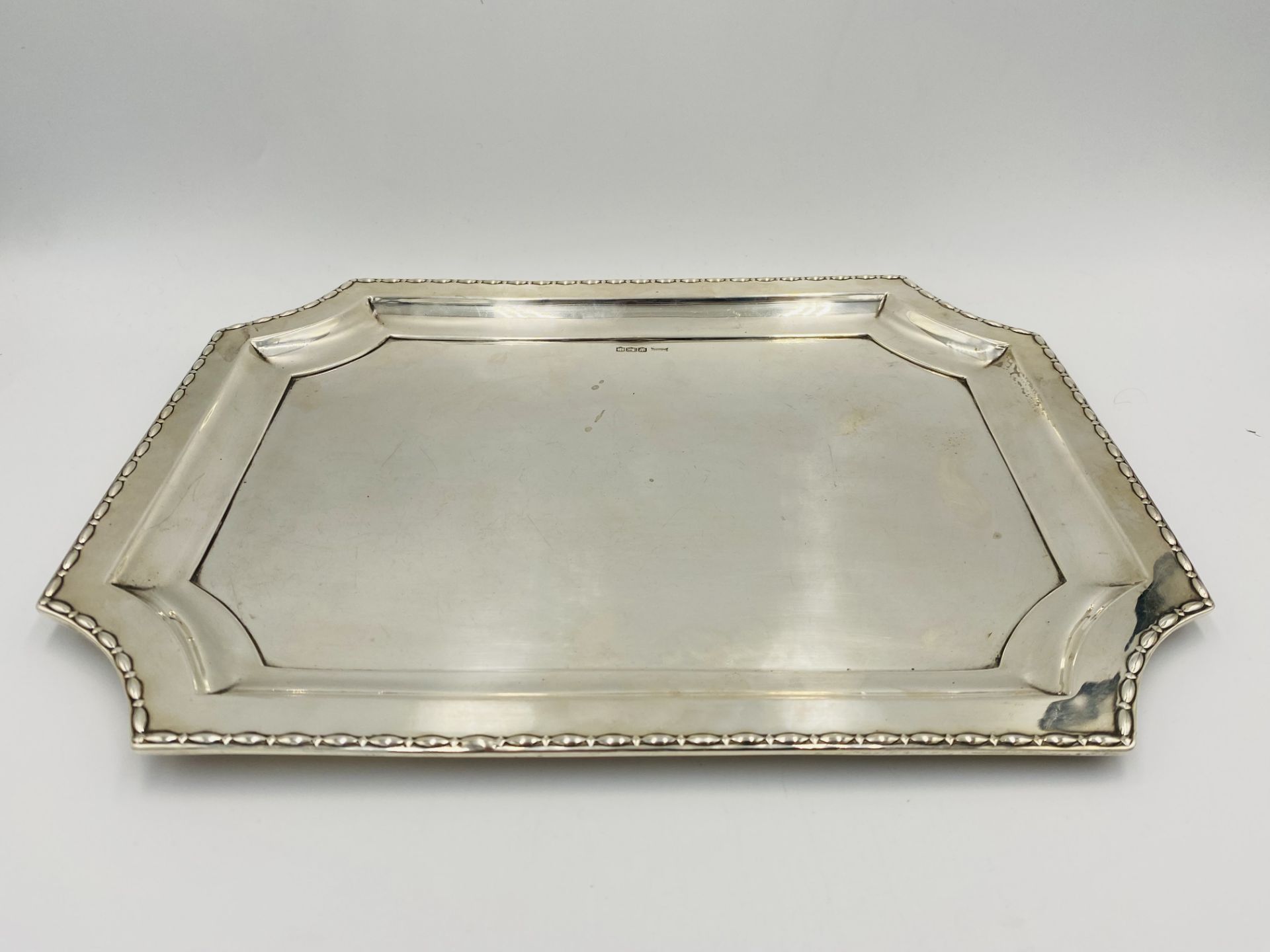 Walker and Hall silver tray