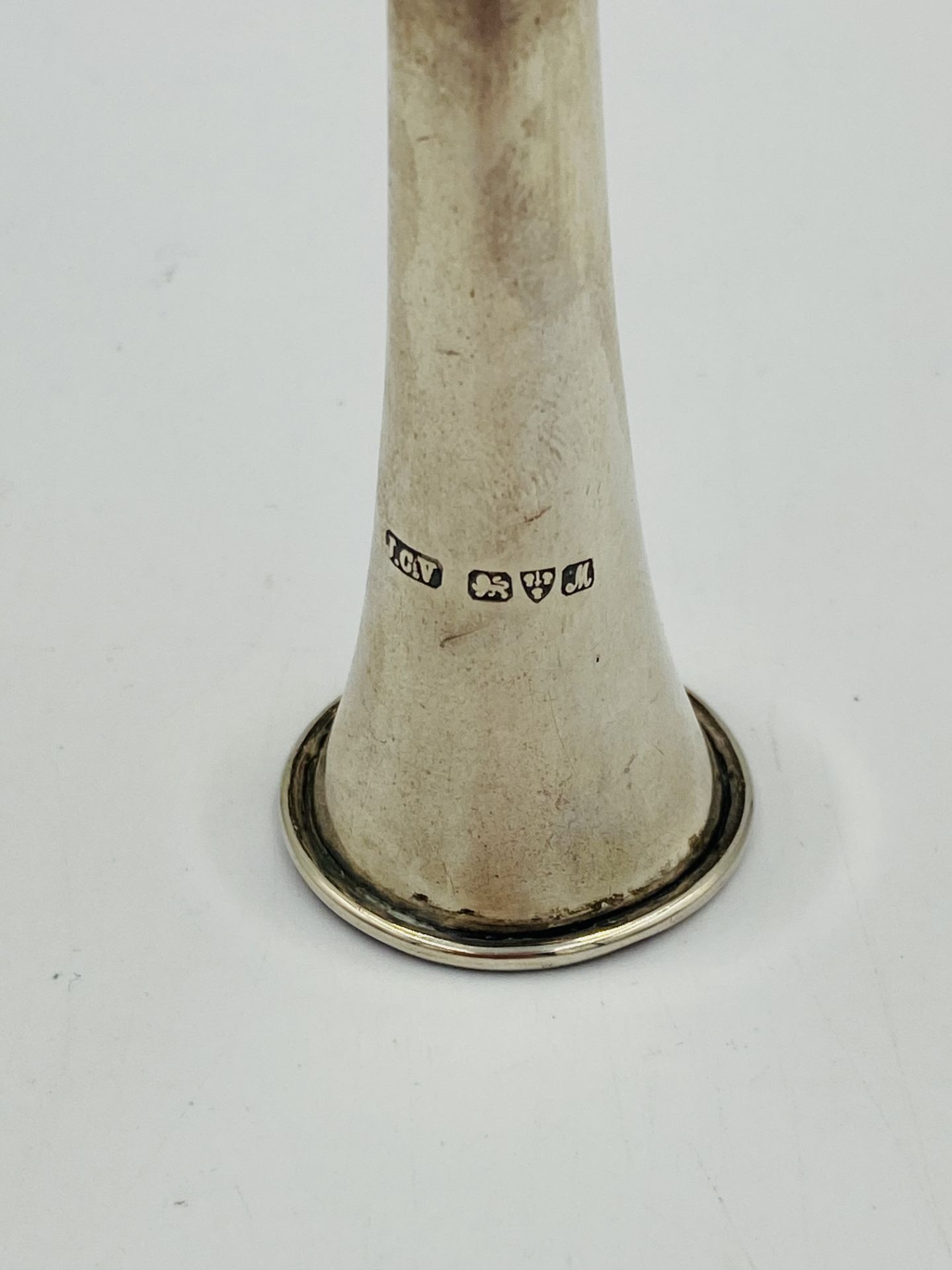Hallmarked silver horn - Image 4 of 6