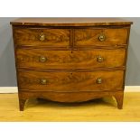 19th century mahogany chest of drawers