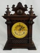 Mahogany mantel clock