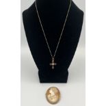 9ct gold cross