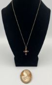 9ct gold cross