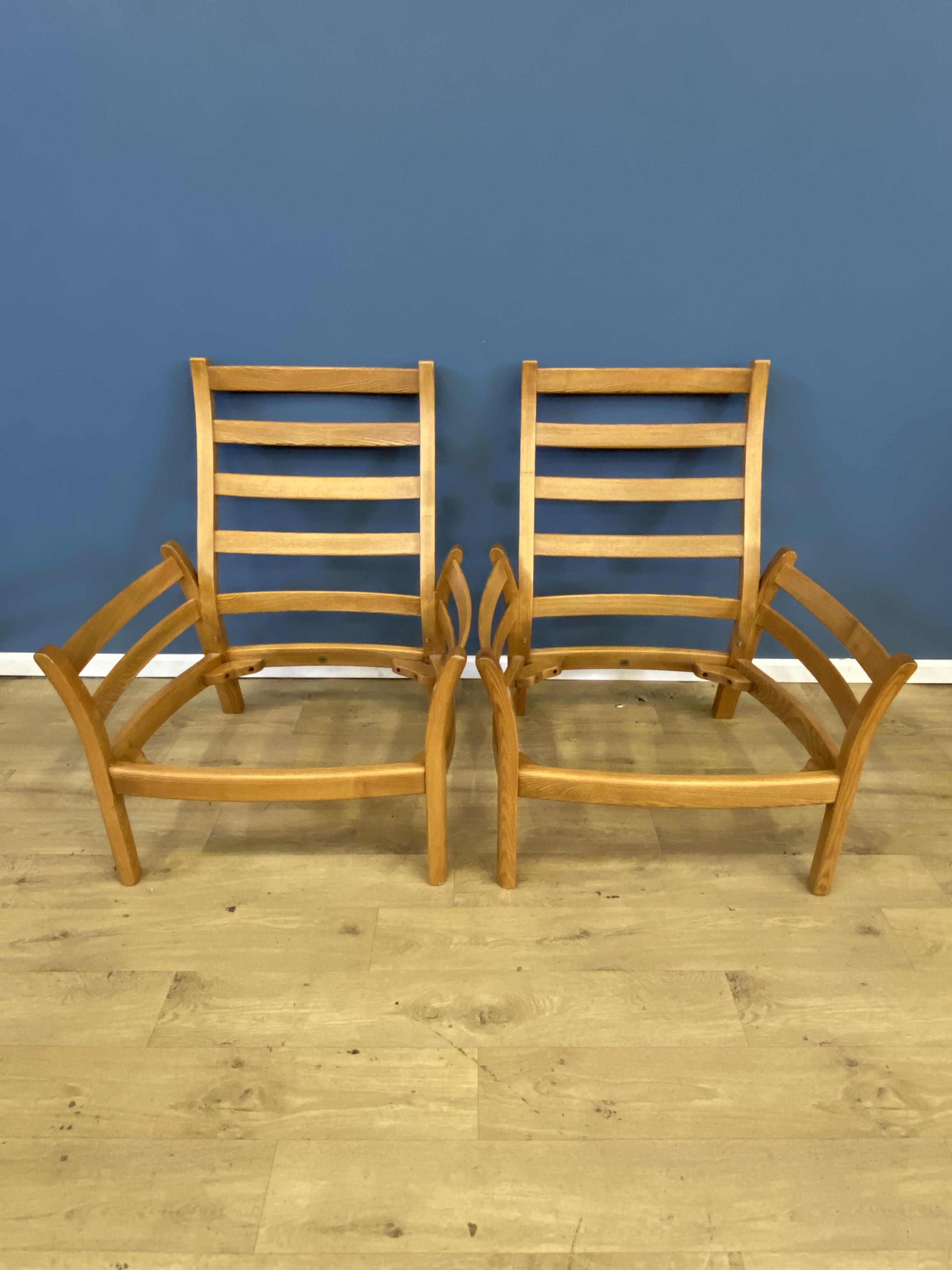 Pair of Ercol armchairs - Image 4 of 7