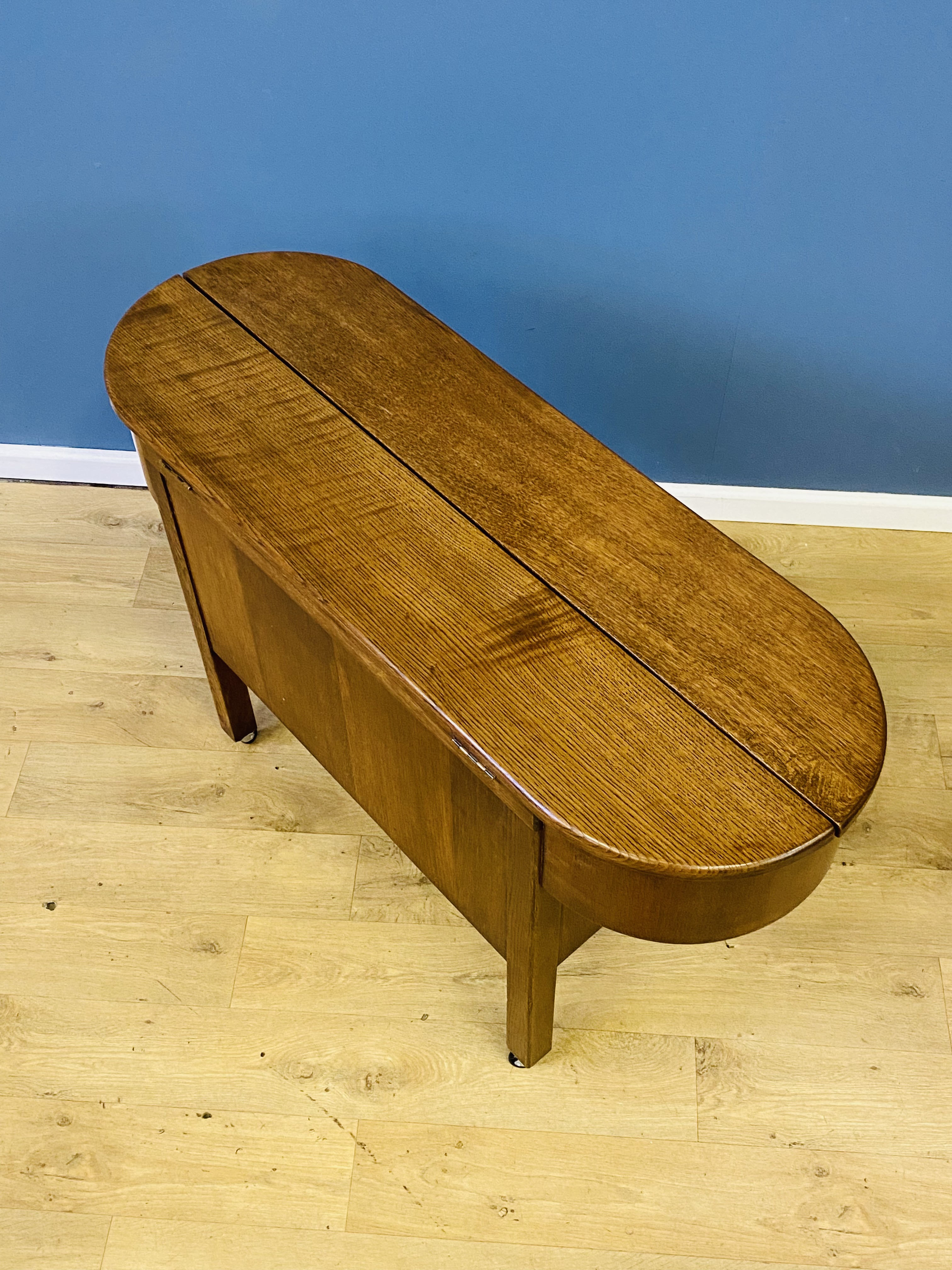 1930's oak cocktail cabinet - Image 2 of 8