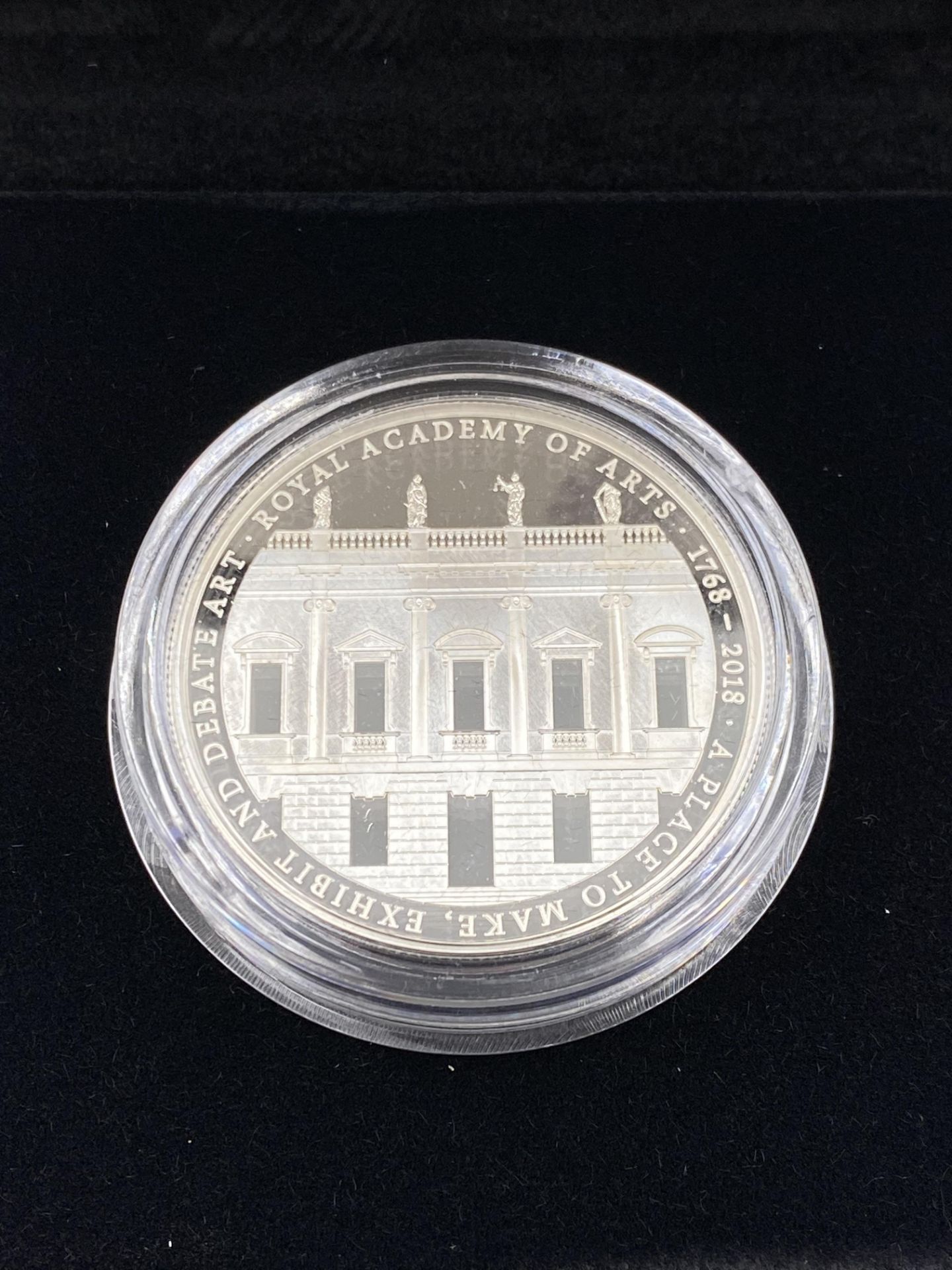 Royal Mint 250th Anniversary of the Royal Academy of Arts 2018 £5 silver proof coin - Image 4 of 4