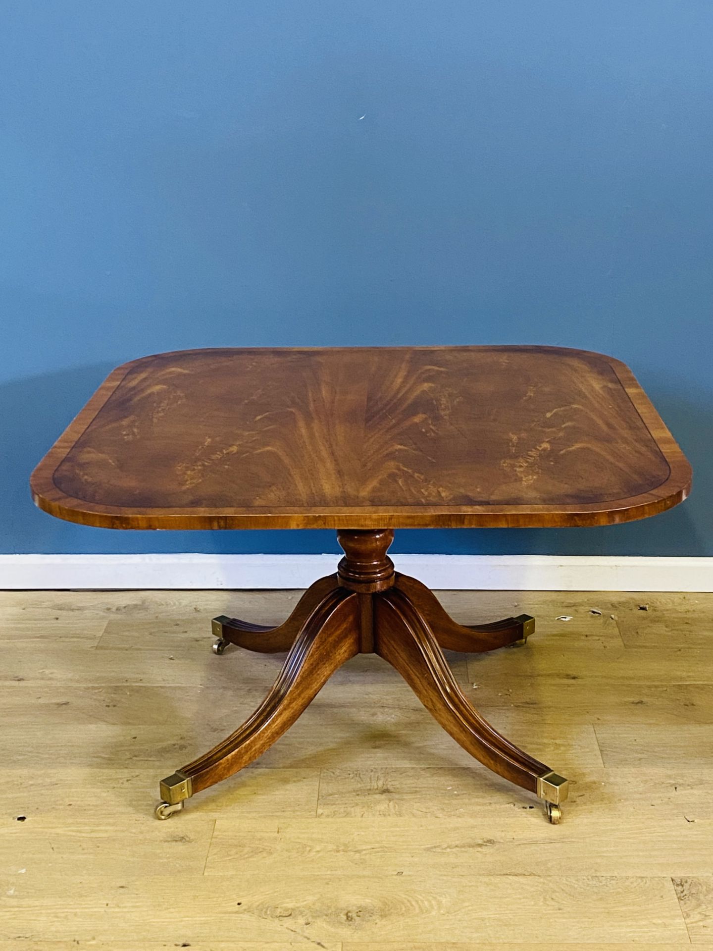 Flame mahogany coffee table