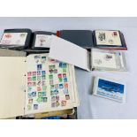 Collection of stamps to include German covers.