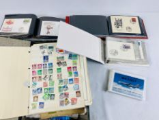 Collection of stamps to include German covers.