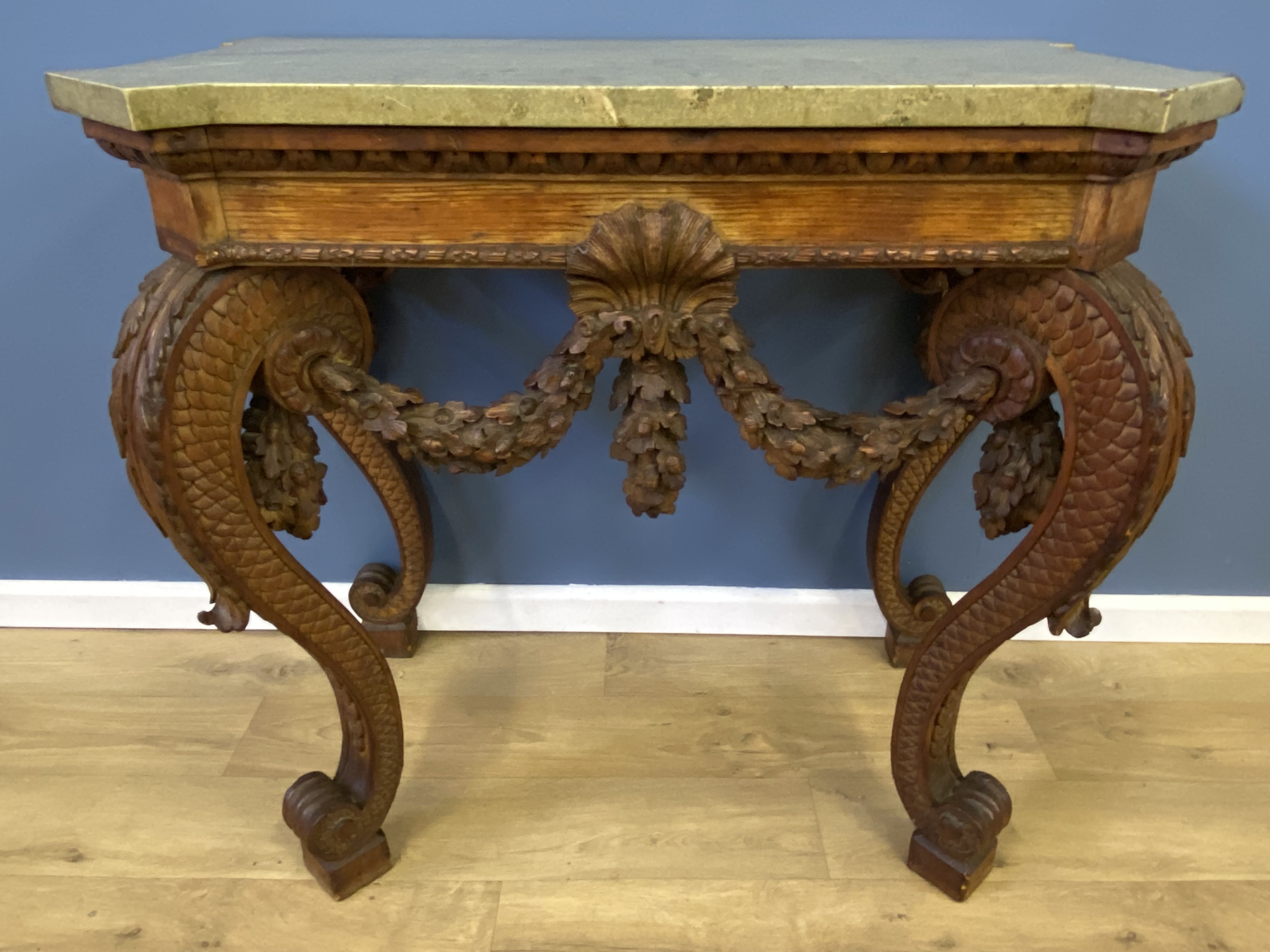 18th/19th century console table - Image 12 of 28