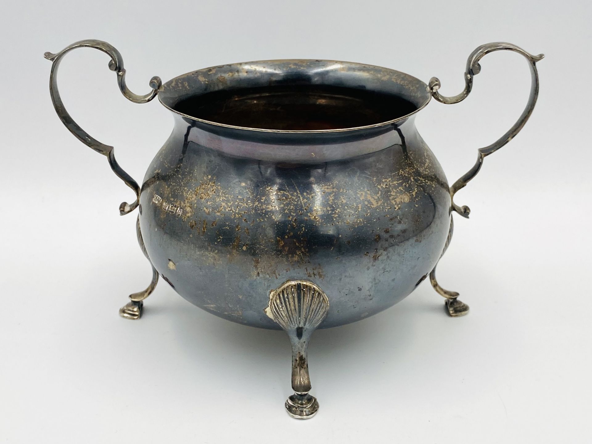 Silver sugar bowl - Image 2 of 3