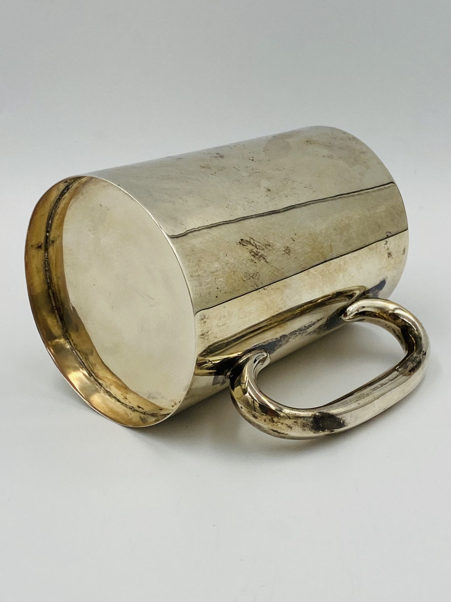 Hallmarked silver tankard - Image 6 of 7