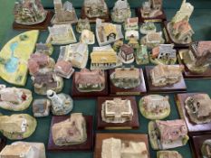 Collection of ceramic cottages