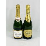 Bottle of Perrier Jouet Champagne; together with a bottle of Charpentier Tradition Brut.