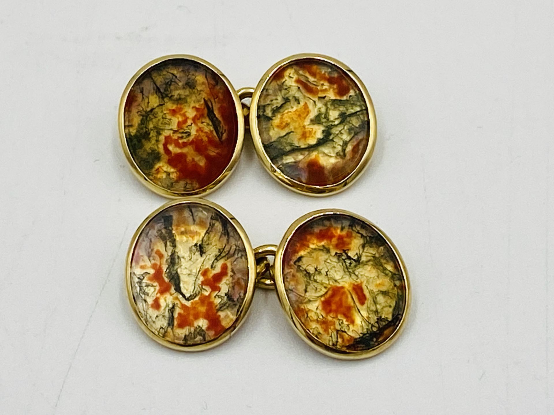 Pair of Asprey 18ct gold cufflinks - Image 3 of 3