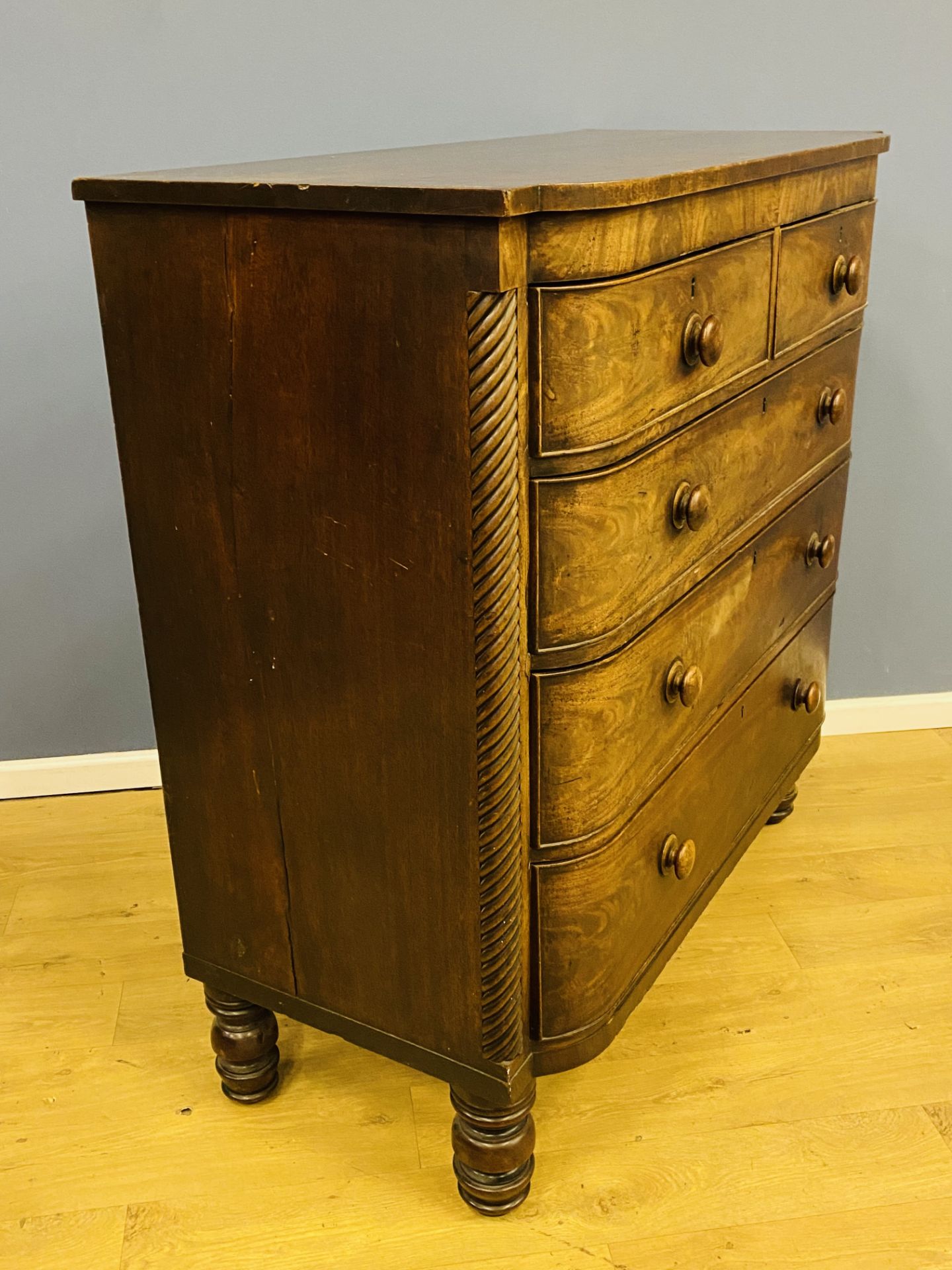 Victorian mahogany chest of drawers - Bild 4 aus 6