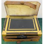 Steel deed box in outer case