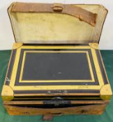 Steel deed box in outer case